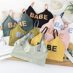 跨境字母大U美背無鋼圈文胸防走光裹胸抹胸內衣女吊帶背心性感潮