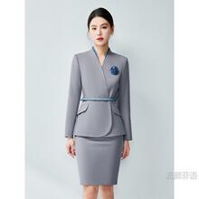 空姐制服职业套装高端西装珠宝店酒店前台接待医美容院工作服套裙