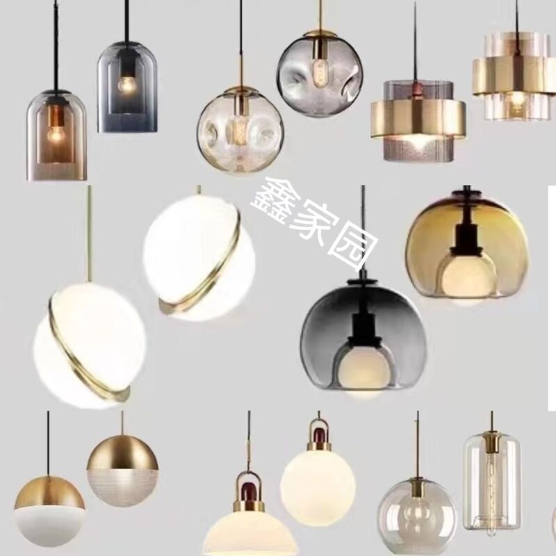 New Style Personalized Modern Nordic Glass Small Pendant Lamp, Simple and Creative, Suitable for Cafes, Restaurants, Bedroom Bedside Lamps, Manufacturer New Style Personalized Modern Nordic Glass Small Pendant Lamp, Simple and Creative, Suitable for Cafes, Restaurants, Bedroom Bedside Lamps, Manufacturer