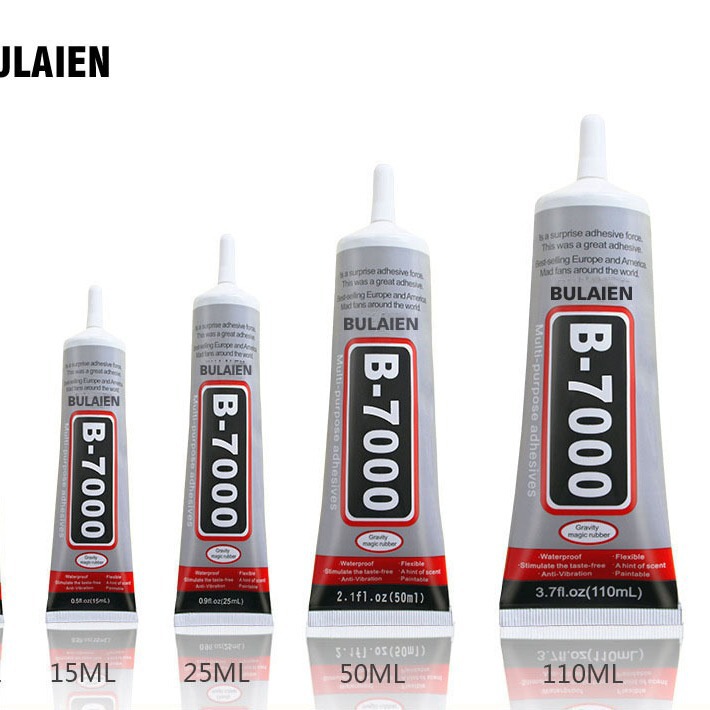B7000 Glue with Needle Slow-Drying Handmade DIY Dot Brick Glue Screen Repair Slow-Drying Universal Transparent Strong Adhesive Accessories