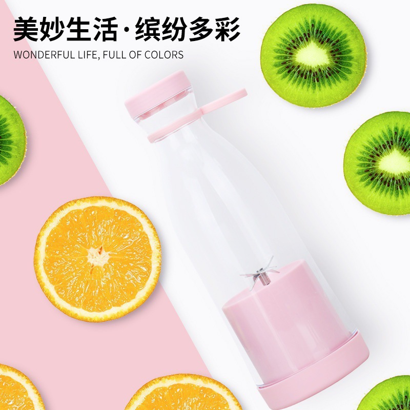 Cross-border New Electric Juicer Portable Multifunctional USB Charging Wine Bottle Juice Cup Fruit Juice Blender Cup