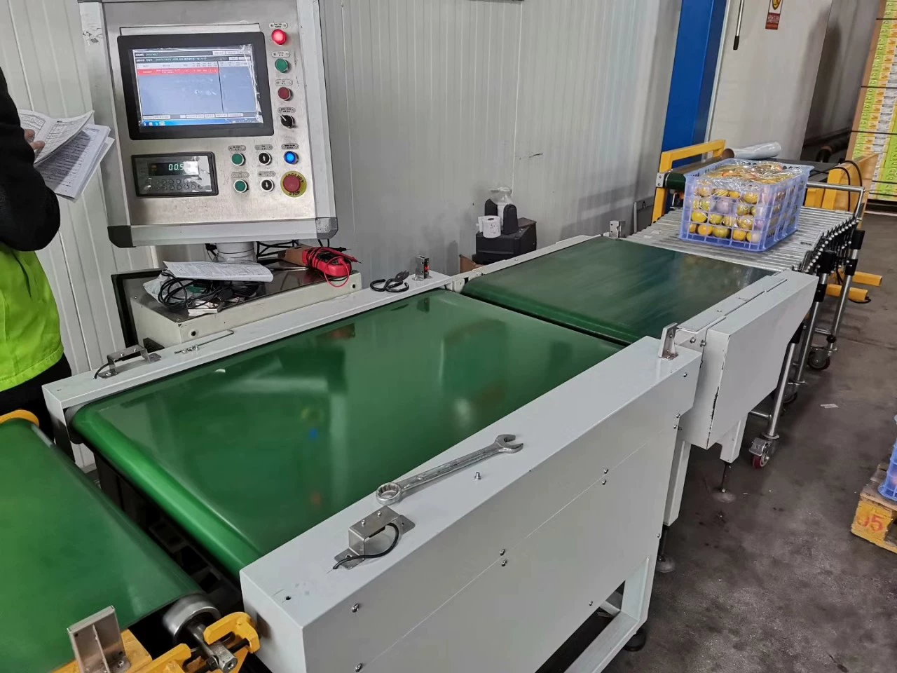 Фабрика сортирования 50kg морепродуктов с онлайн-весы для контроля веса цена машина для измерения веса ленточные весы