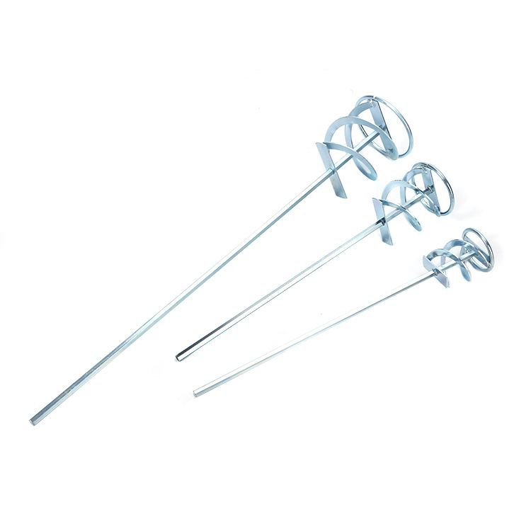 腻子粉水泥搅拌器镀锌搅拌杆分体搅拌杆搅拌机配件搅拌头厂家直销