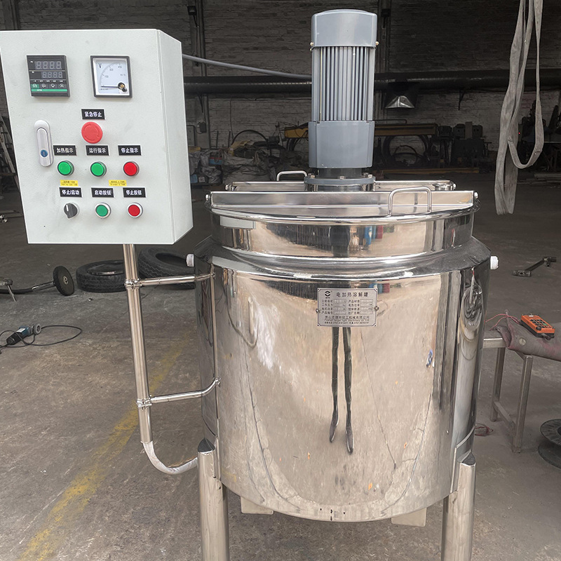 304不锈钢搅拌乳化设备化工食品液体配料电加热搅拌罐变频