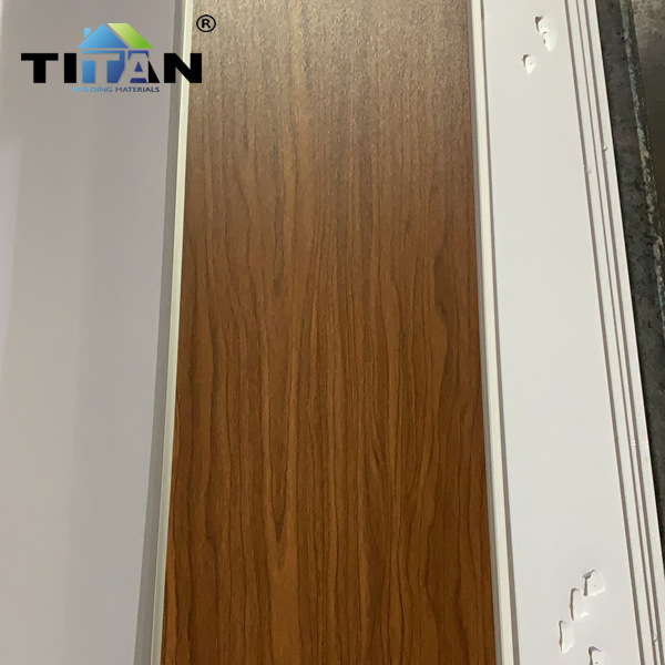 Techo de PVC, fuelle de techo, sala de estar, dormitorio, cocina y baño, fuelle de plástico, tablero decorativo integrado al por mayor