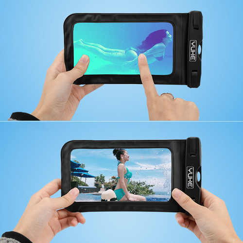 Mobile phone waterproof bag beach hot spring rafting touch screen swimming waterproof fashion protective cover takeaway rider mobile phone bag