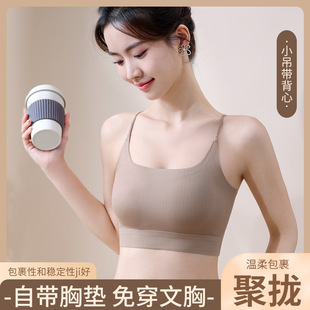 Braced Chest Pad Underwear Women's Big Chest Small Chest Push-up Sexy Push-up Underwear Adjustable Underwear Women's Shantou