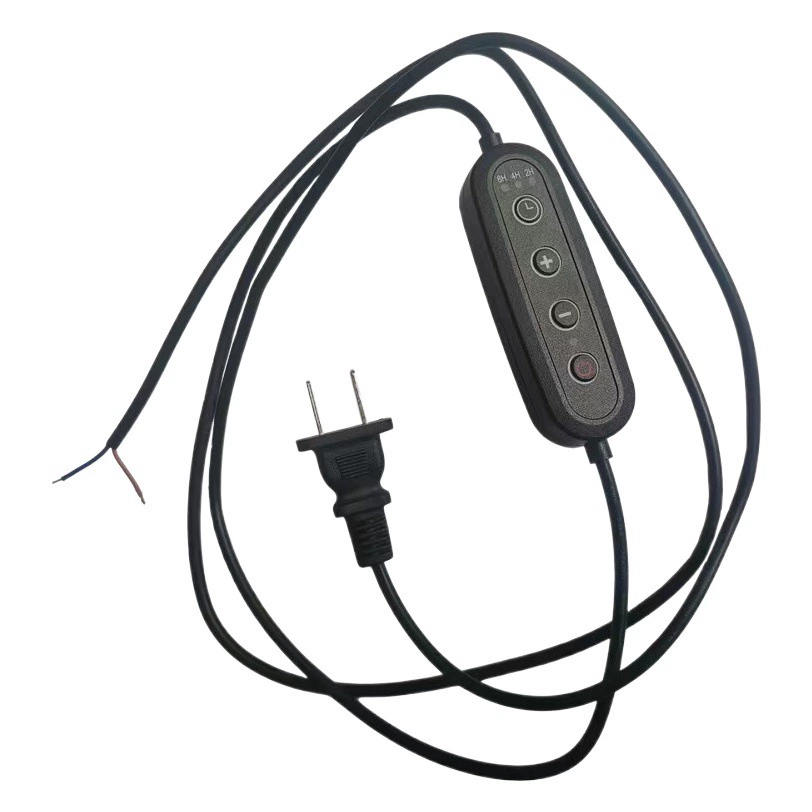 Линия диммера с таймером 110 В 220 В, линия переключателя с таймером освещения растений, доступны несколько вилок, 3 уровня синхронизации