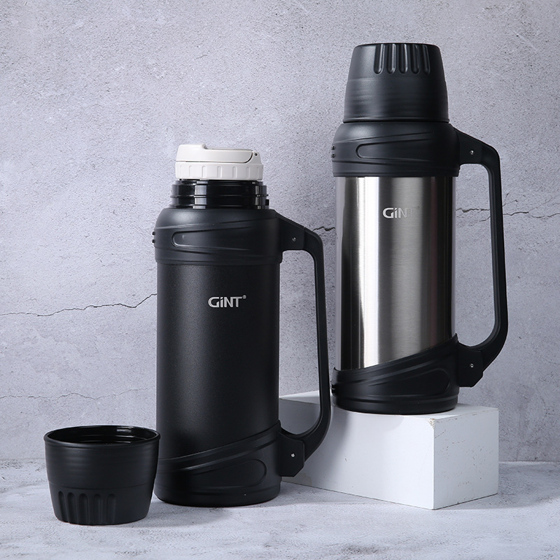 嘉特保温壶户外大容量运动旅行水壶不锈钢真空便携车载保温热水瓶|ms