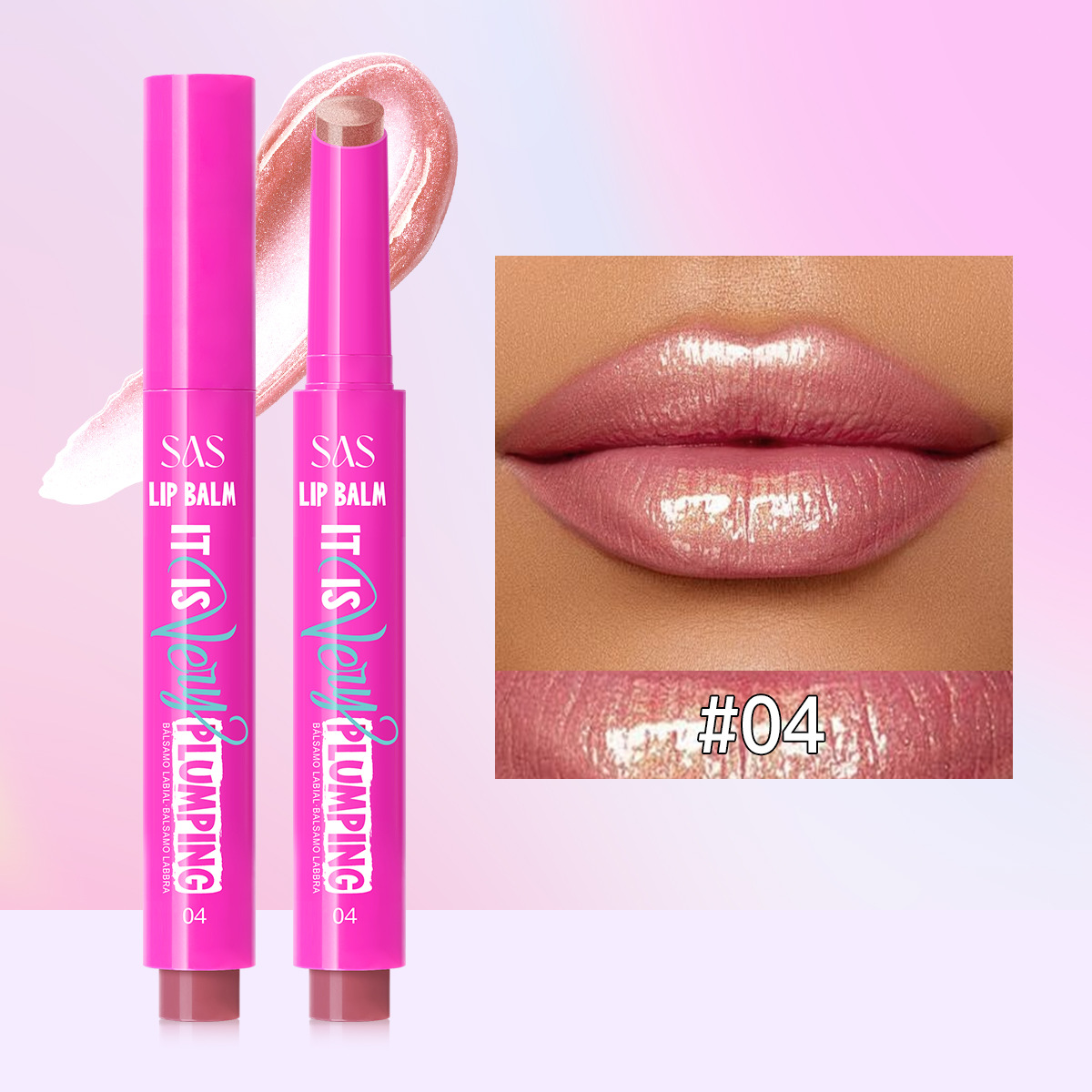 USHAS transfronterizo venta caliente doble cabeza desnudo mate mate cepillo labial impermeable mate largo tiempo no tachar lápiz labial al por mayor
