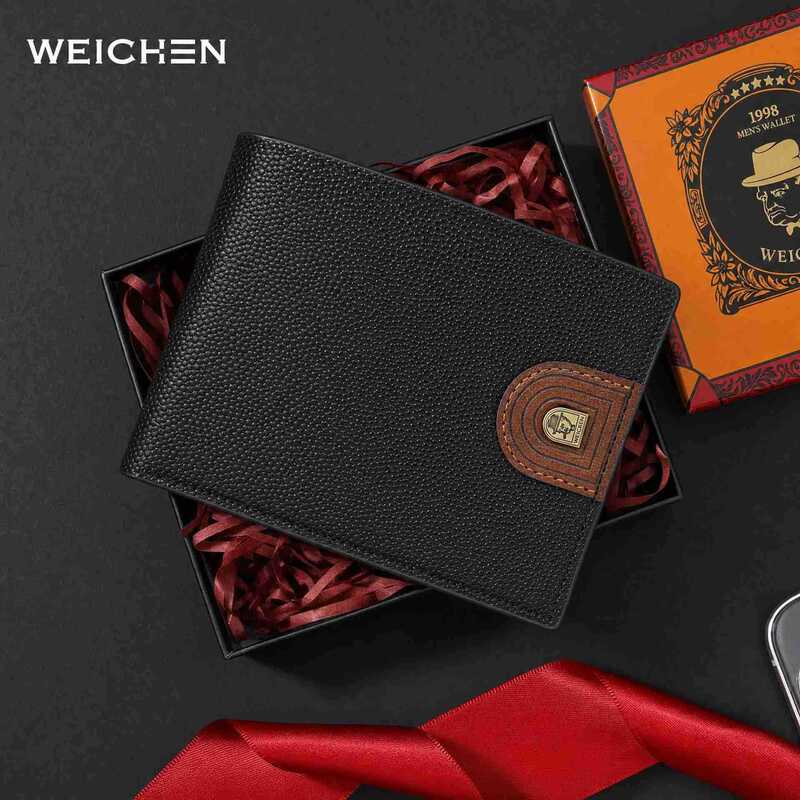 Wiechen Men's Wallet Caviar Pattern Pu Short Wallet with Large Capacity Coin Purse Cross-Border Wholesale Wiechen Men's Wallet Caviar Pattern Pu Short Wallet with Large Capacity Coin Purse Cross-Border Wholesale