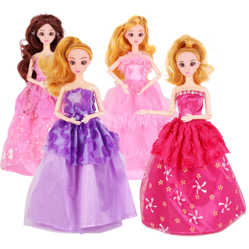Doll Girl Simulation Princess Dress-Up Doll Children's Gift Educational Play House Toy Gift