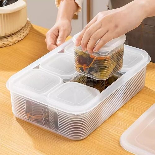 Frozen soup box, refrigerator-specific food dispensing box, chicken soup crisper, food-grade freezer-specific storage and storage box