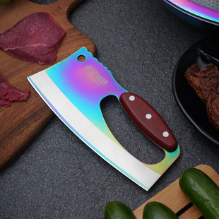 Kitchen labor-saving kitchen knife red pear wood handle cutting knife Yangjiang kitchen knife household slicing knife kitchen knife wholesale