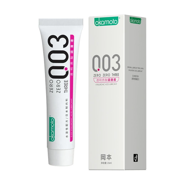Transparent lubricant with hyaluronic acid, 15 ml