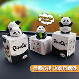 Оригинальная милая креативная мультяшная кукла, настольный декор, панда, домашний декор