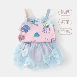 儿童泳衣;童连衣裙;童套装