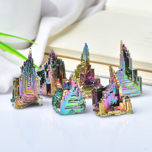 Foreign trade cross-border bismuth ore color gorgeous rainbow beauty rare metal random delivery