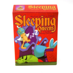 Full English Sleeping Queens Sleeping Queen party family parent-child game card