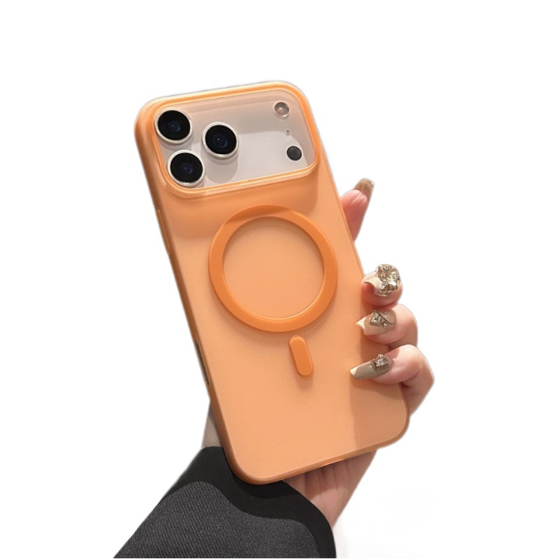 Geeignet für 17Pro Magnetic Matte Phone Case IPhone Air Einfache Schutzhülle 17 Pro Max Ultradünn_voghion.com