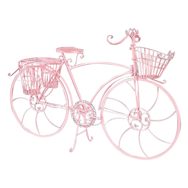 Adornos de boda de hierro forjado para bicicletas, decoración para bodas, carrito de flores y fotografía, soporte para jardín al aire libre - Mayorista de Yiwu