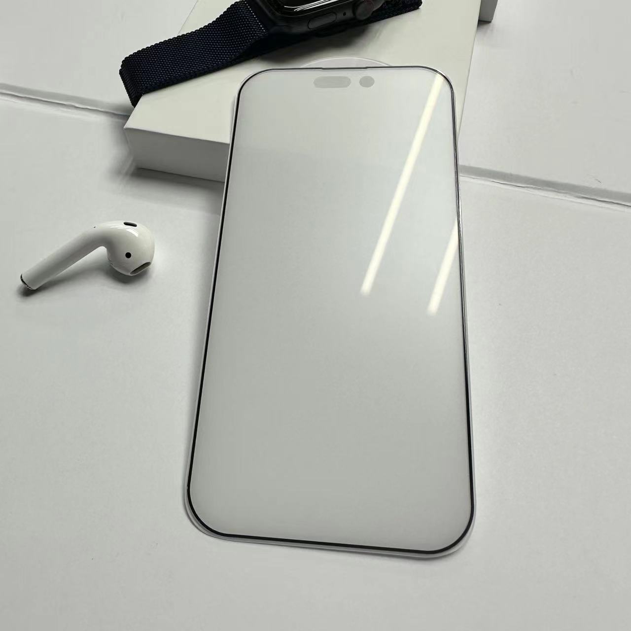 Adecuado para iPhone15 templado película de protección fina esmerilado alta transparencia iPhone15Pro pantalla de seda HD 2.5D película