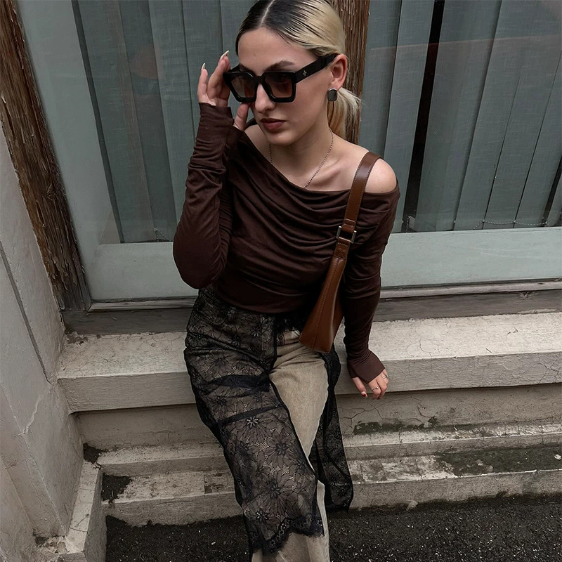 L224TP American Spice Girl Spring Новый сплошной цвет