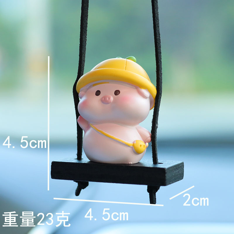 Cross-border e-commerce for creative piggy car interior pendants car ornaments car pendants decorative pendants