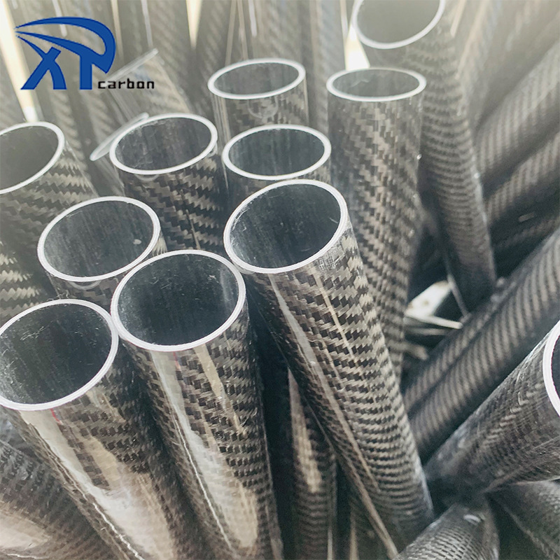 工厂来样定做3k原厂优质碳管棒多彩顶部带导轨的钓鱼桶