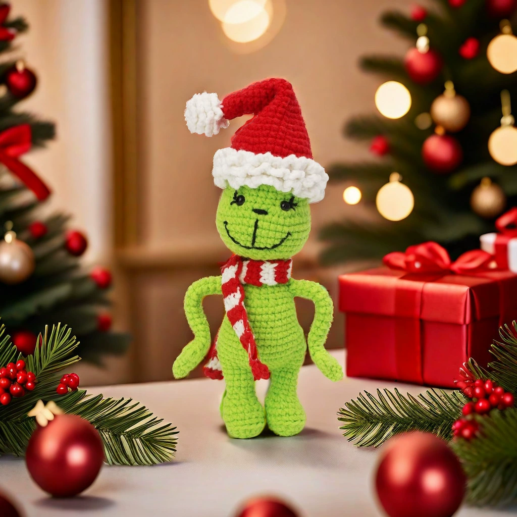 Трансграничный новый набор материалов для вязания крючком Рождественская серия ручной работы