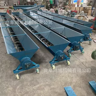 厂家生产销售192型管螺旋输送机 化工粉剂上料机 不锈钢绞龙粮食