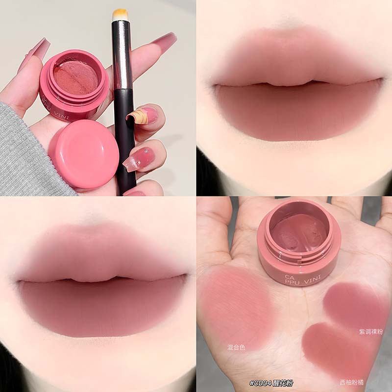CAPPUVINI blush lipstick mate mate esmalte labial blush multipropósito maquillaje transfronterizo al por mayor