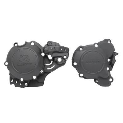 Suitable for Ktm Exc /Hs 2t/2 Stroke 17-24 Protective Cover Caken Engine Modified Protective Cover Shell (Motorcycle front windshield) - suitable-for-ktm-17-23-two-stroke-integrated-engine-left-right-protection-black-ytlczy-050106