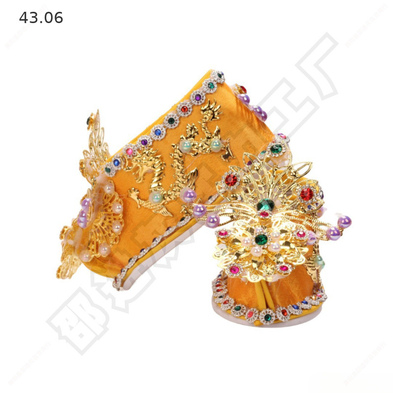 Taishan Grandma Shoes Diamond Style Phoenix Crown Vow Repayment Shoes Buddha Hall Statue Offering Shoes Guanyin Bodhisattva Offering Shoes
