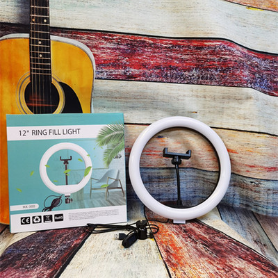 12寸直播补光灯新款30cm主播灯LED网红灯自拍美颜灯拍摄打光灯