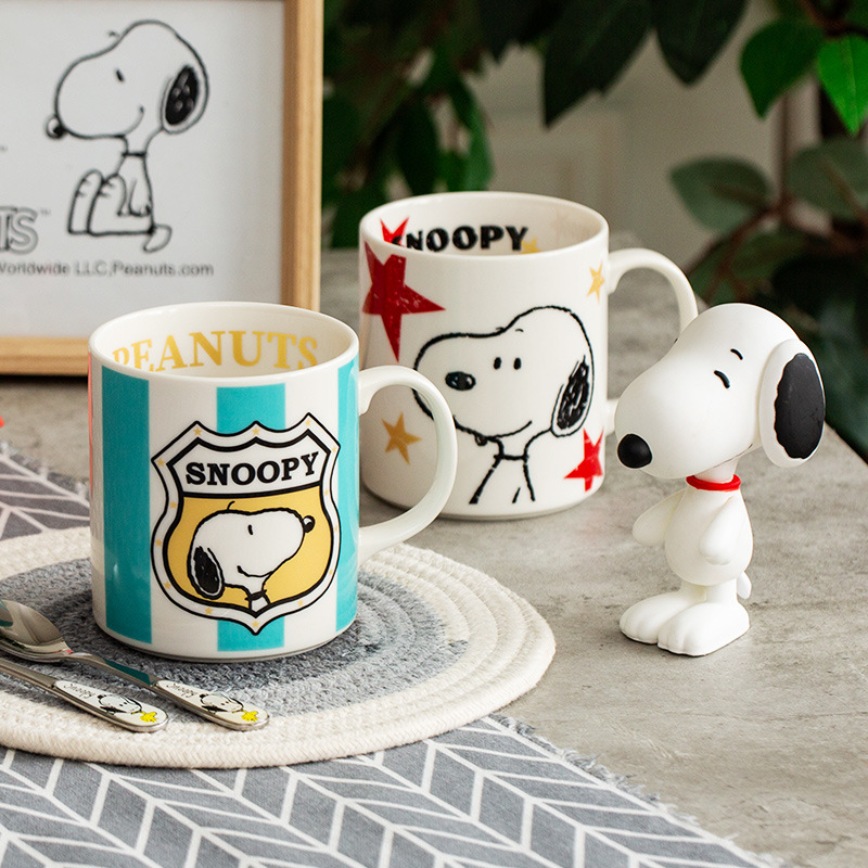 Япония импортировала Снупи аутентичные авторизованные арахисы тема Кубка Америки керамическая кружка чашка для воды