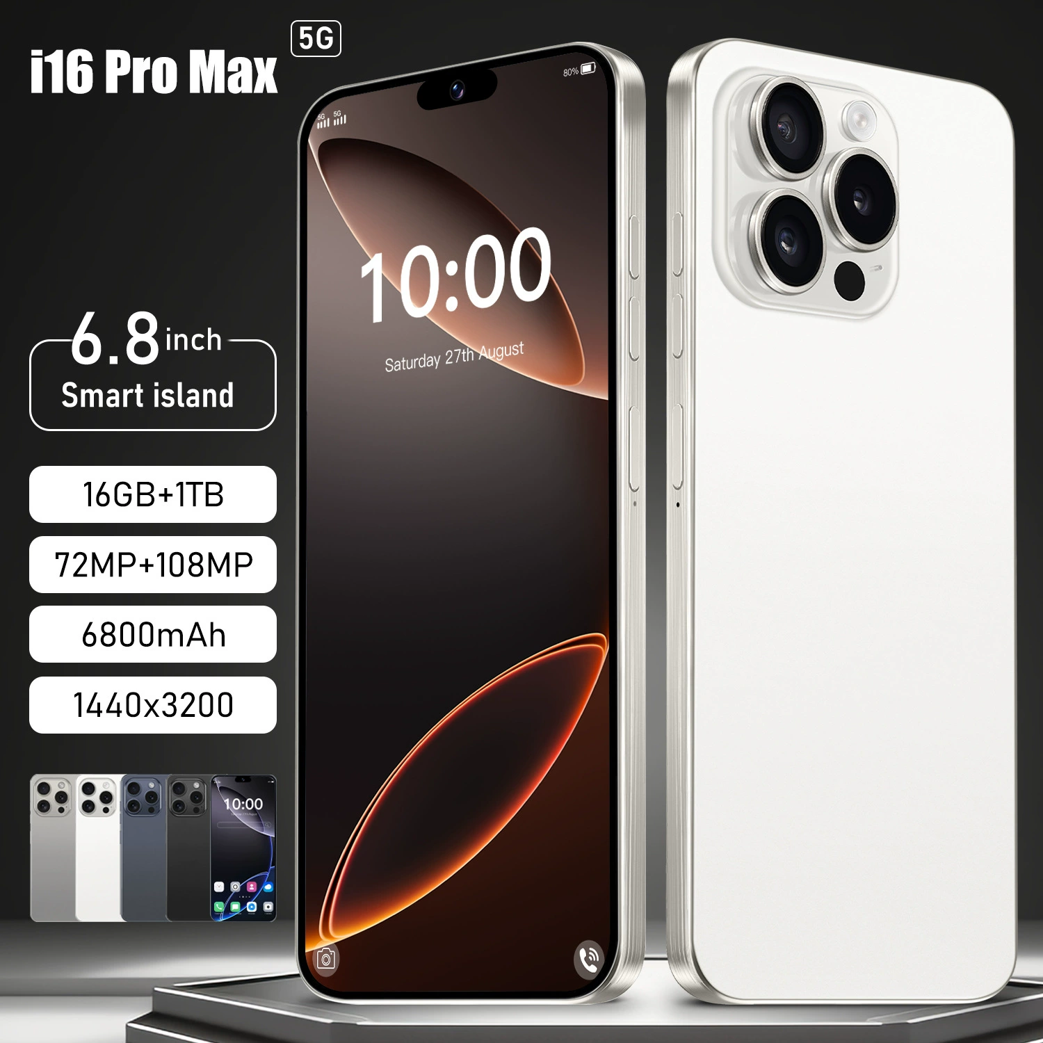 Мобильный телефон Pro, умные часы, Intel Core i16, 6 дюймов, 32G, 4G, Android