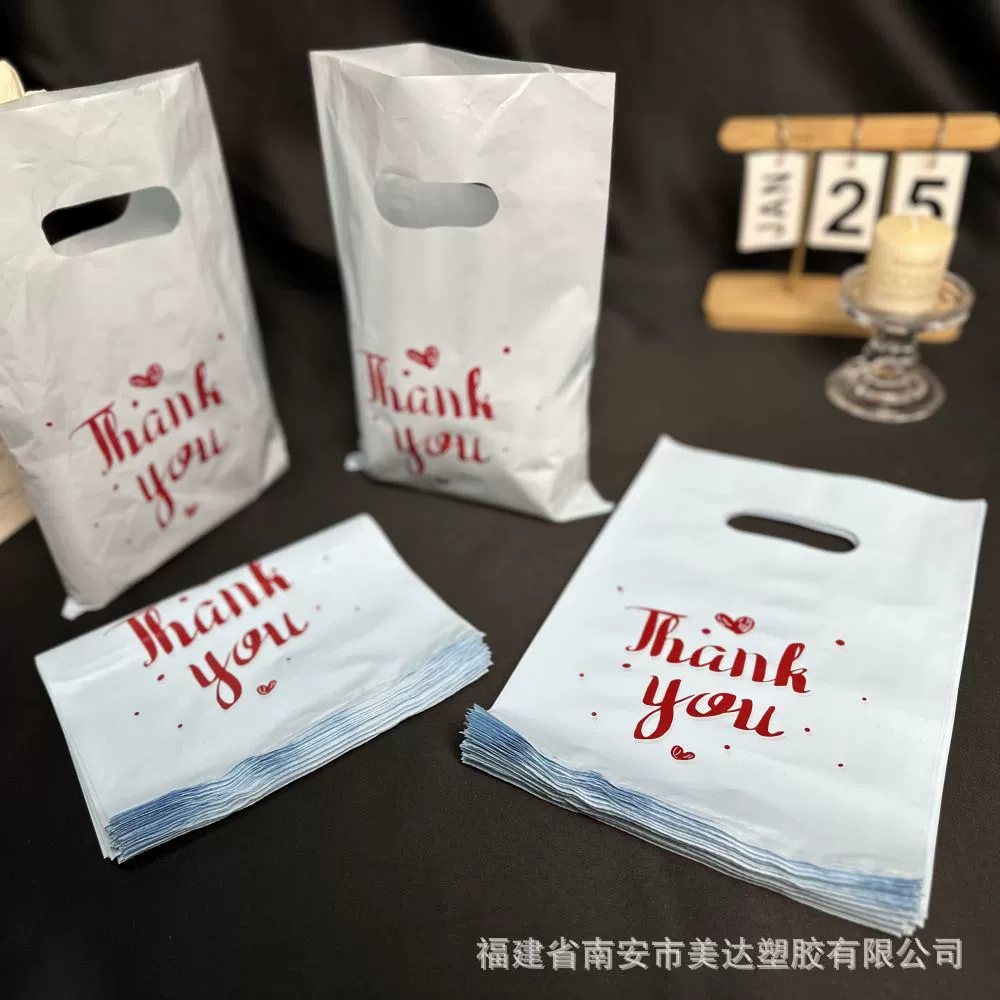 Трансграничная сумка на 4 пальца THANKYOU Чистая красная сумка утолщенная упаковочная сумка для выпечки в Корейском стиле свежий десерт хлеб подарочная сумка
