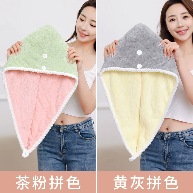 Quick dry hair towel, shower cap, scarf, water absorbent, increased thickness