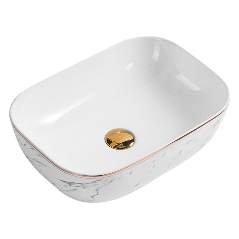 Estilo nórdico Cuenca Superior lavabo cuenca única cuenca artística lavabo fregadero baño balcón casa