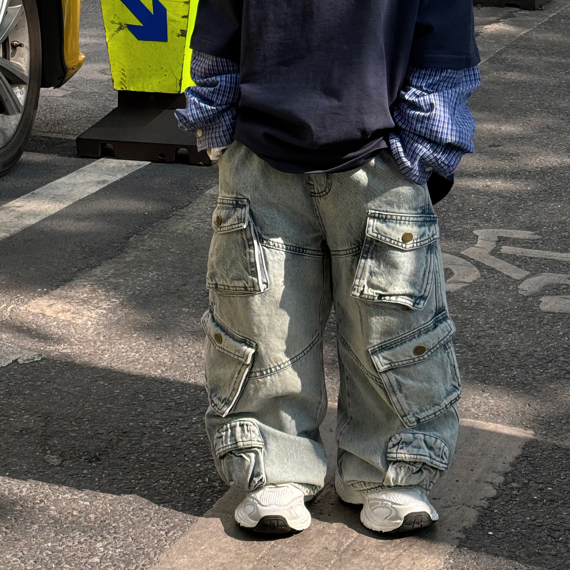 Spring New All-matching Work Clothes Children's Trousers