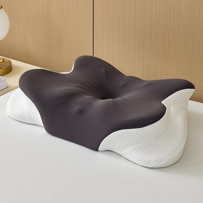 Integrated Butterfly-Shaped Pillow, Ice Silk Cervical Memory Foam Butterfly Pillow, High-Support Non-Collapsing Neck Protection Ergonomic Sleeping Pillow Integrated Butterfly-Shaped Pillow, Ice Silk Cervical Memory Foam Butterfly Pillow, High-Support Non-Collapsing Neck Protection Ergonomic Sleeping Pillow