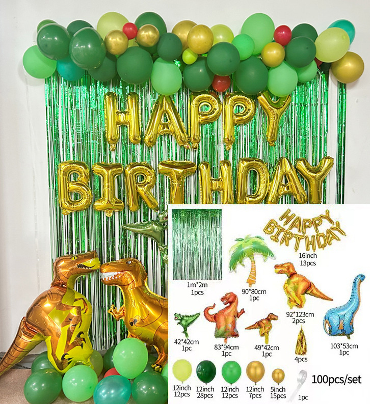 Traje del dinosaurio 100PCS
