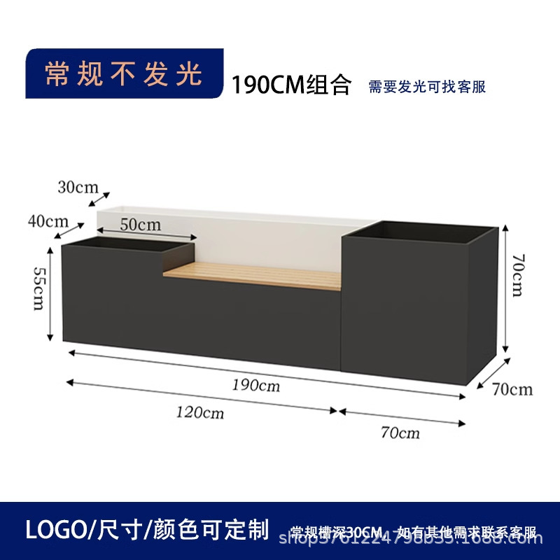 屋外ステンレス鋼鉄製フラワーボックス組み合わせ金属フェンスパーティション営業部広場外花壇カーテンシートフラワートラフ|undefined