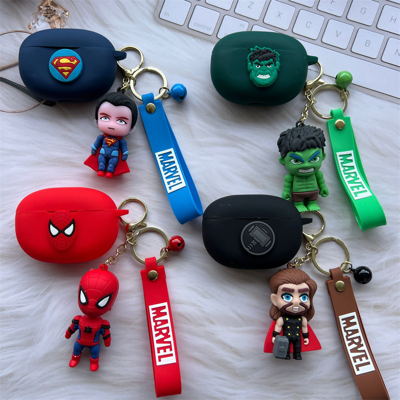 Compatible headphones pro, cartoon cute protective case, bluetooth, fall protection