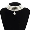 Retro fashionable pendant from pearl, necklace, European style