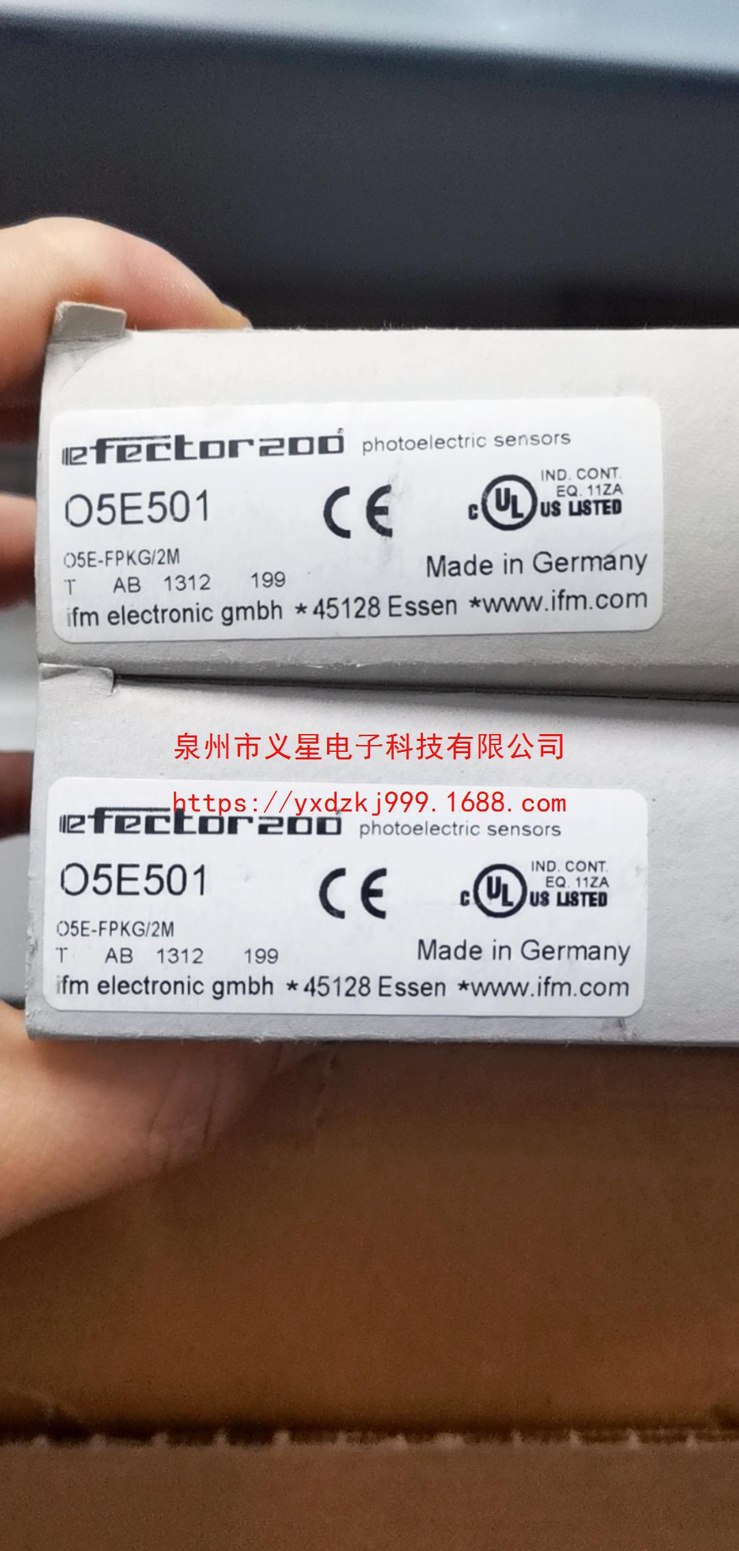 IFM易福门全新原装正品O5E501 O5S501