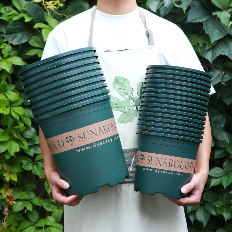 Flower Pot Gallon Pot Plastic Resin Flower Pot Rose Pothos Succulent Flower Pot Special Price Wholesale Clearance Processing Large Flower Pot