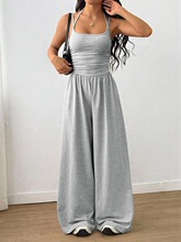 J 98074 Summer New Sleeves Jumpsuit ���e�����B�wѝ ��