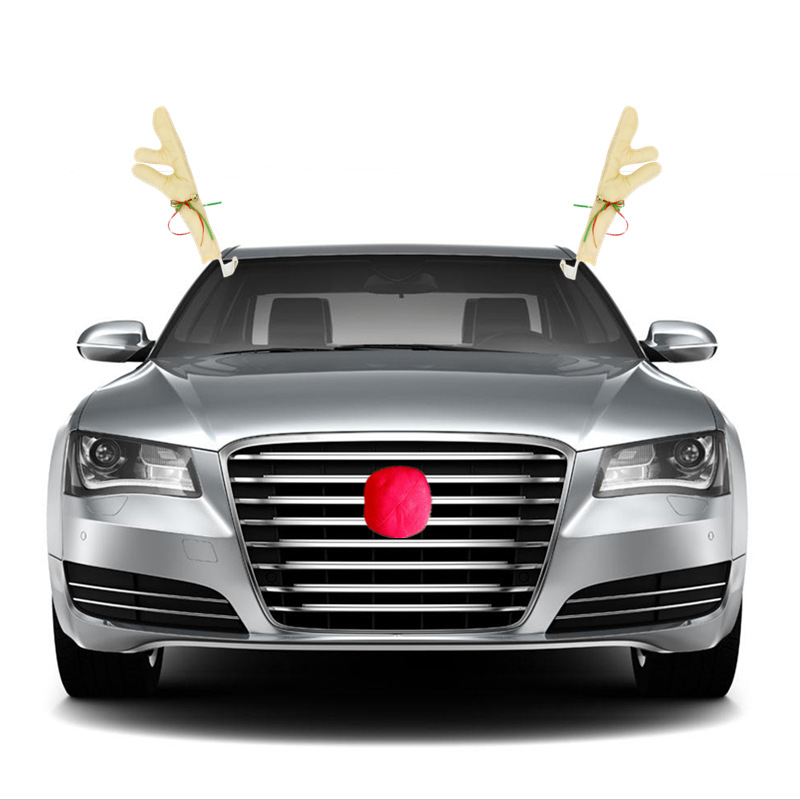 Christmas decoration Christmas antlers car horn